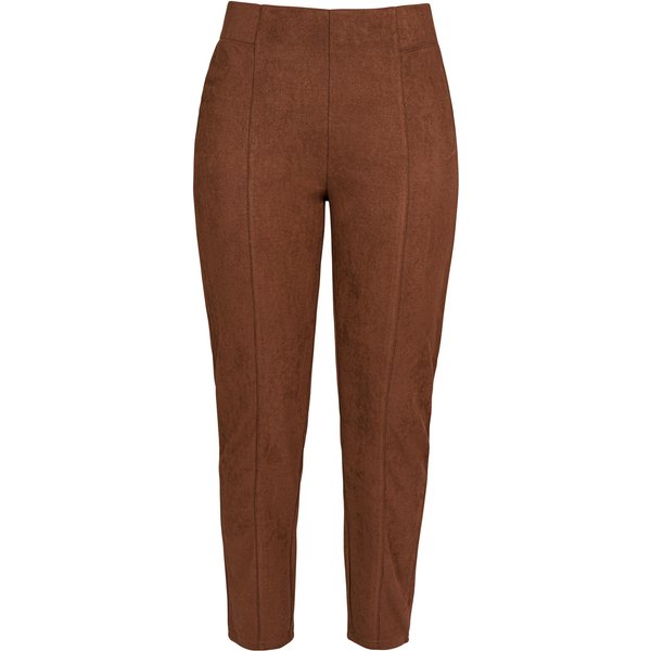 Damen-Hose „Veloursleder-Optik“
