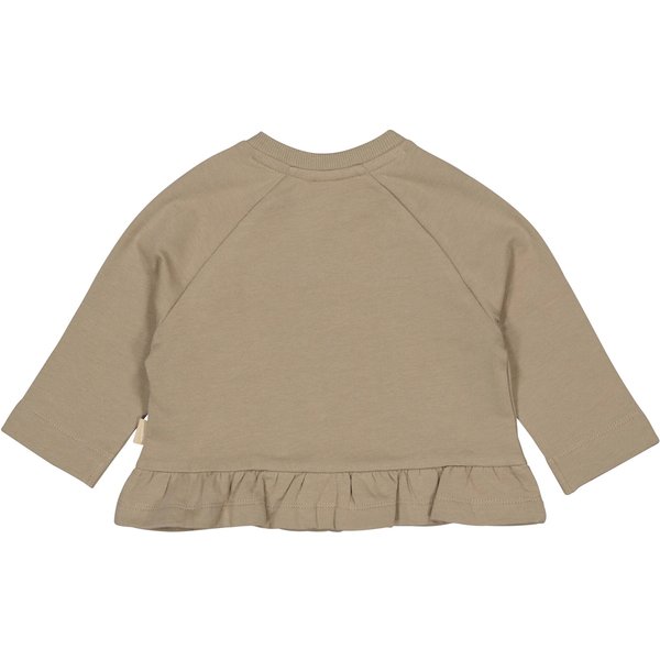 Levv Sweatshirt mit Rüschen Blume