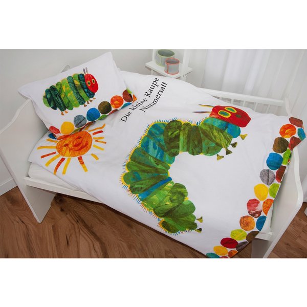 Baby Best Die Kleine Raupe Nimmersatt Renforcé-Bettwäsche Raupe Nimmersatt 40x60 / 100x135 cm