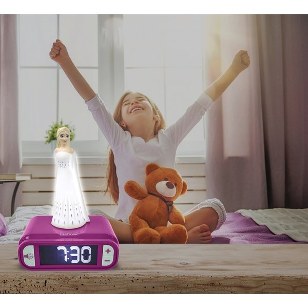 Lexibook Disney Frozen Ii 2in1 Wecker und Nachtlicht Disney Frozen