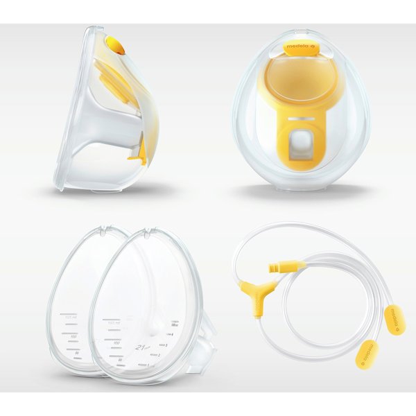 Medela Milchauffangschalen-Set für Milchpumpen Swing Maxi und Freestyle