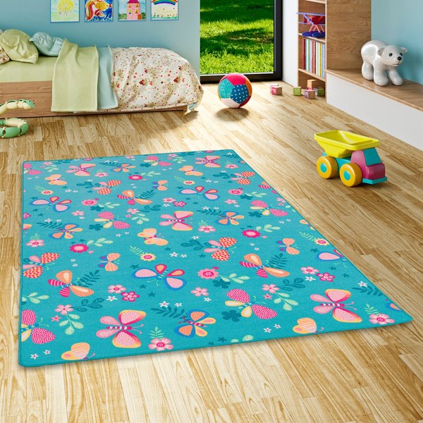 Snapstyle Kinder Spiel Teppich Schmetterling