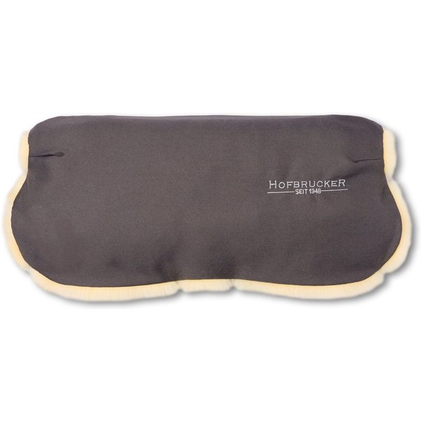 Hofbrucker Lammfell-Handwärmer für Kinderwagen Lammfell Handmuff grau