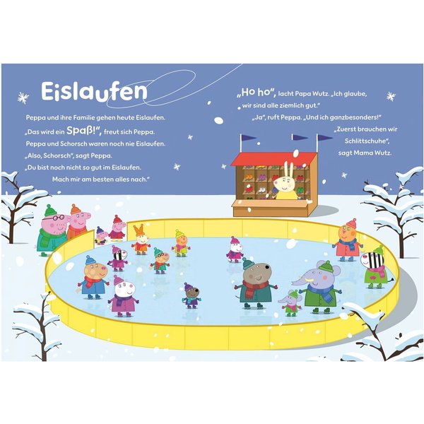 Carlsen Verlag Peppa Pig Peppa Wutz Gutenachtgeschichten: Wintergeschichten zum Vorlesen mit 7 Geschichten