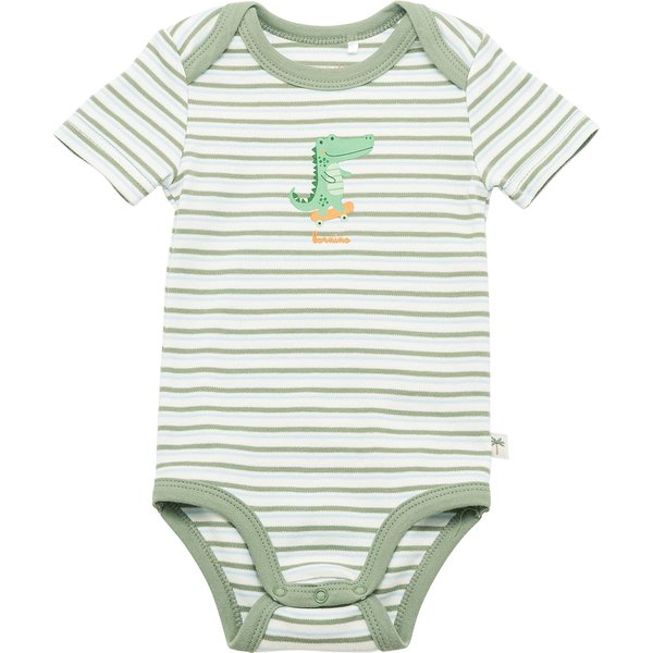 Bornino Sunny Adventure 2er-Pack Bodys kurzarm Krokodil Hai