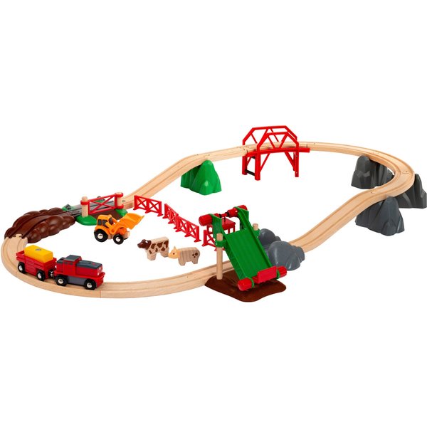 Brio Eisenbahn-Set Großes Bahn Bauernhof-Set