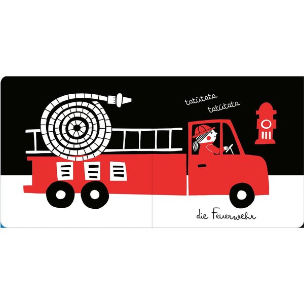 Arsedition Pappbilderbuch Meine kleine Babywelt: Kontrastbuch Fahrzeuge
