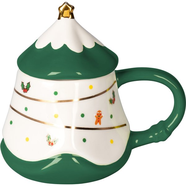 genialoWeihnachtstasse „Tannenbaum“, 270 ml, grün