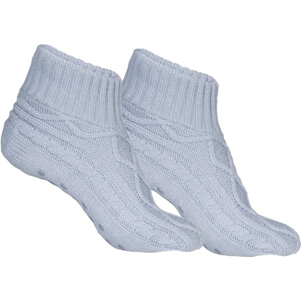 Bettsocken „Zopfstrick“