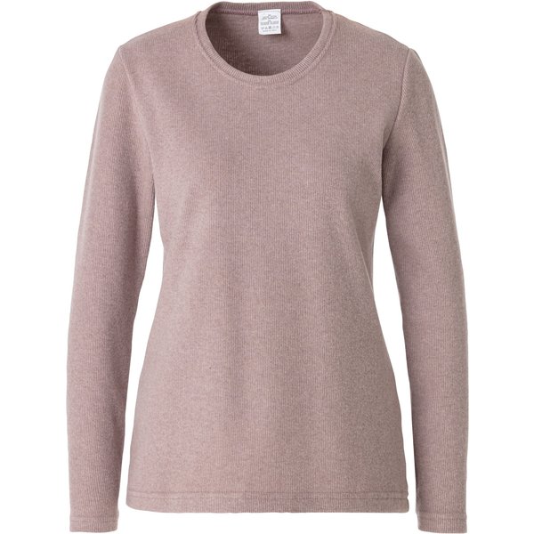 Warmer Damen- Pullover, fein gerippt