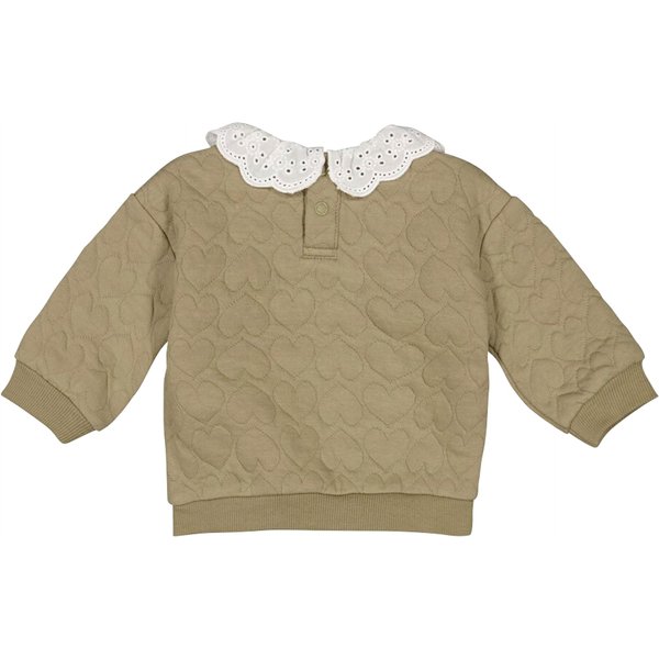Feetje Sweatshirt mit Kragen Herzen gequiltet