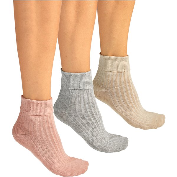 Komfort-Umschlagsocken, 3 Paar