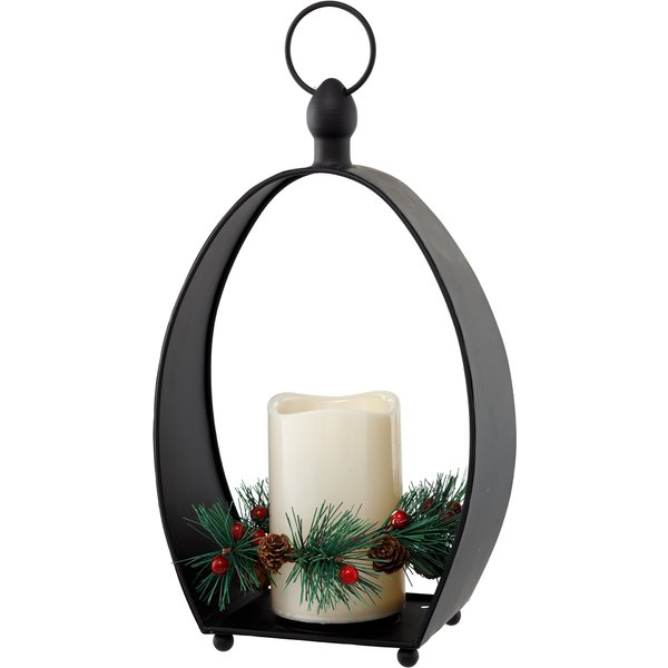 Deko-Laterne „Weihnachtskerze“