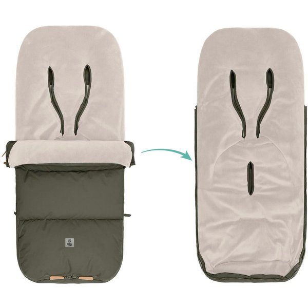 Babycab Winterfußsack Kemi für Kinderwagen, Buggy oliv