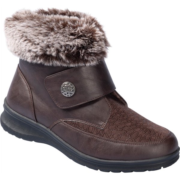 wonderwalk Kuschel-Klettstiefelette „Steffi“