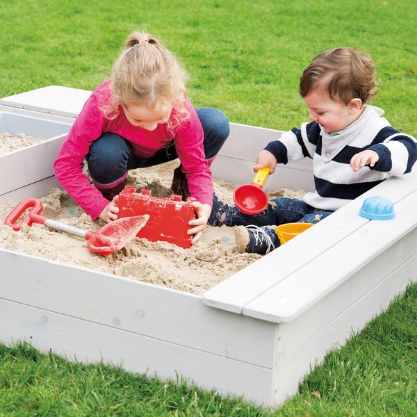 Roba Sandkasten Outdoor + mit Spielwannen Outdoor +