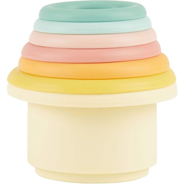 Bieco Stapelbecher Silikon Tropical Vibes