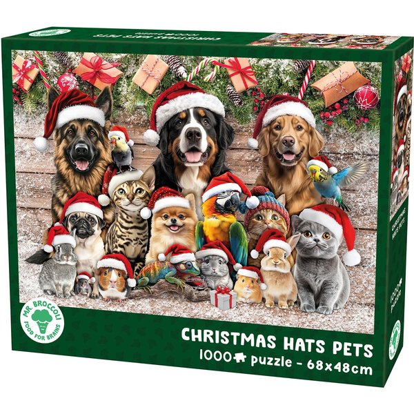 Puzzle „Weihnachtstiere“, 1000 Teile