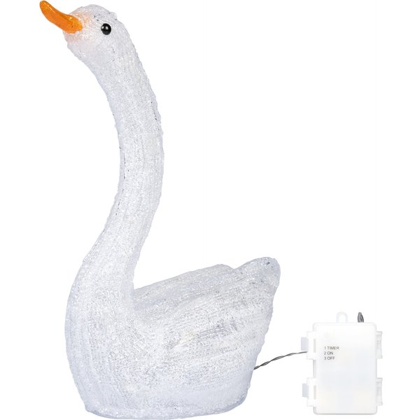 LED-Dekofigur "Leuchtschwan"