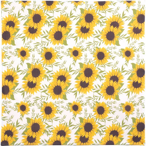 Wende-Mitteldecke „Sonnenblume“, 85x85 cm