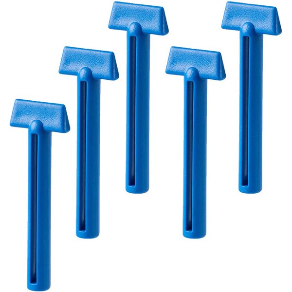 Tubenaufroller-Set, 5 Stück, blau