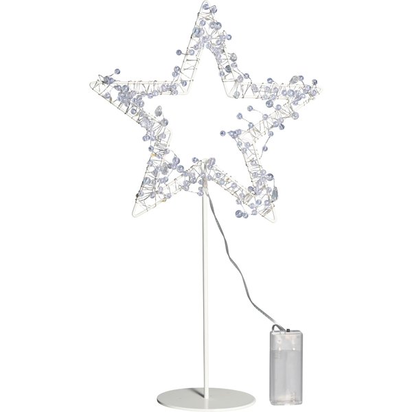 LED-Dekofigur auf Standfuß "Kristall"