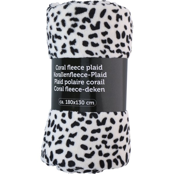 Polarfleece-Decke "Leoprint"