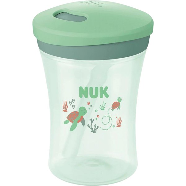 Nuk Trinklernflasche mit Strohhalm First Choice, 230ml