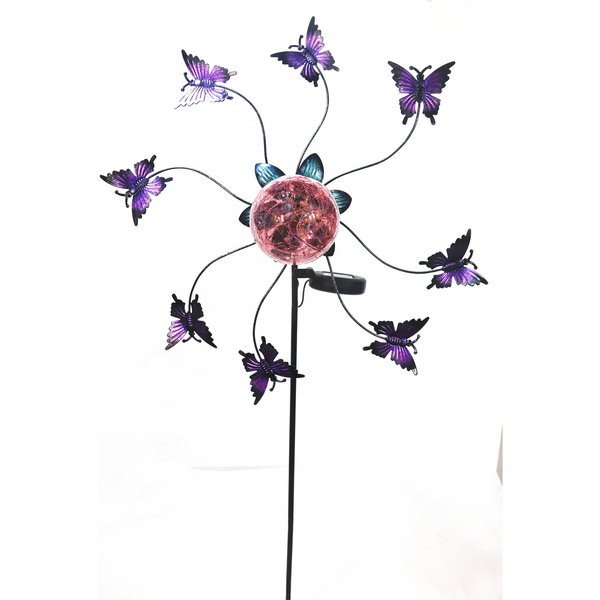 Solar-Windspiel "Schmetterling"
