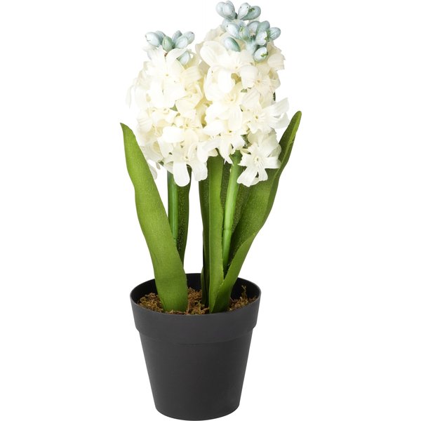 Kunstblume „Hyazinthe“, weiß