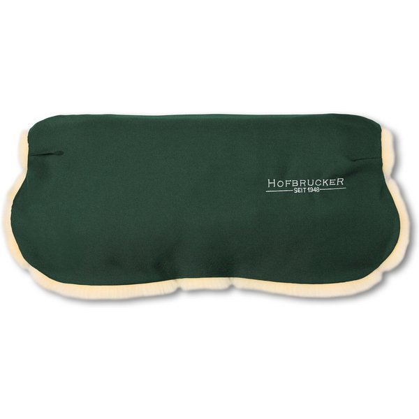 Hofbrucker Lammfell-Handwärmer für Kinderwagen Lammfell Handmuff gruen