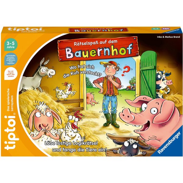 Ravensburger Tiptoi Lernspiel Rätselspaß auf dem Bauernhof