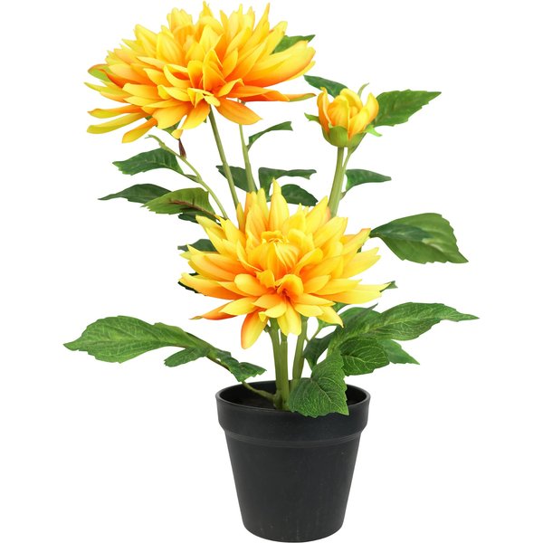 Kunstblume "Chrysanthemen im Topf"