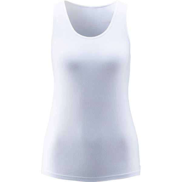 Damen Unterhemd Comfort, 2 Stück, Größe: S, weiß