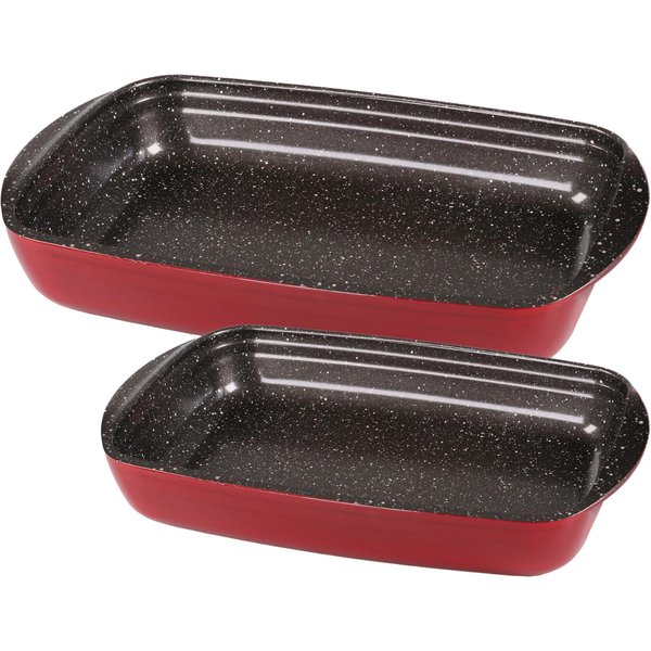 STONELINE® STONELINE Auflaufform Eckig Set 2-teilig