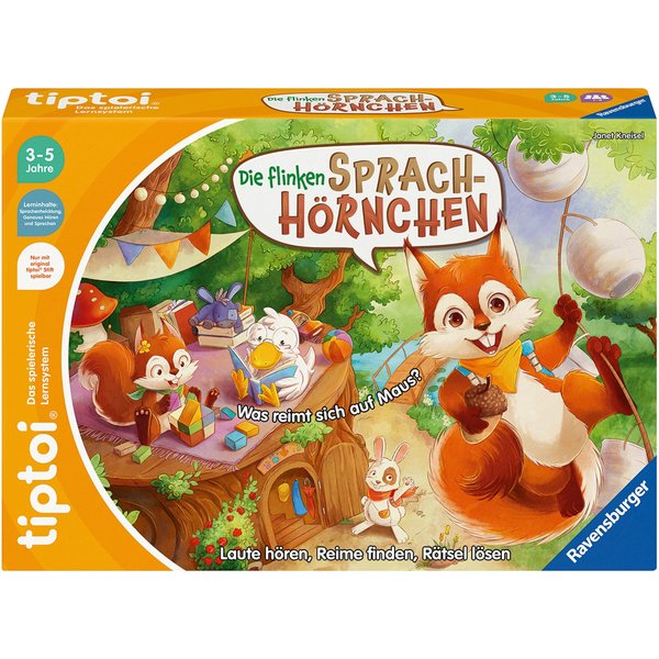 Ravensburger Tiptoi Lernspiel Die flinken Sprach-Hörnchen