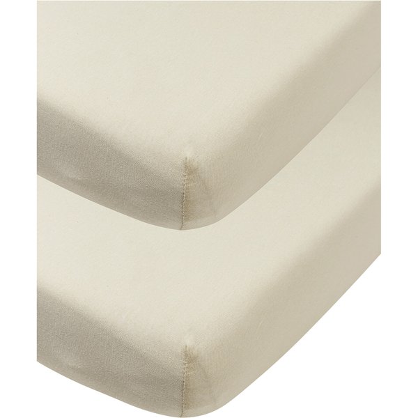 Meyco Baby 2er-Pack Jersey-Spannbetttücher 60x120 cm