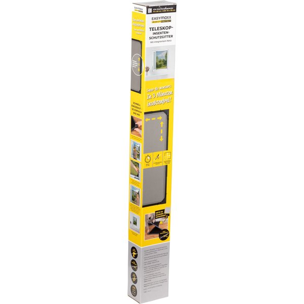 EASYmaxx Teleskop-Insektenschutzgitter "Magic Fit"