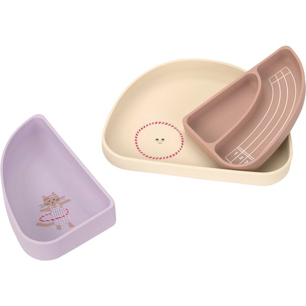 Lässig 3-tlg. Silikon Teller Set