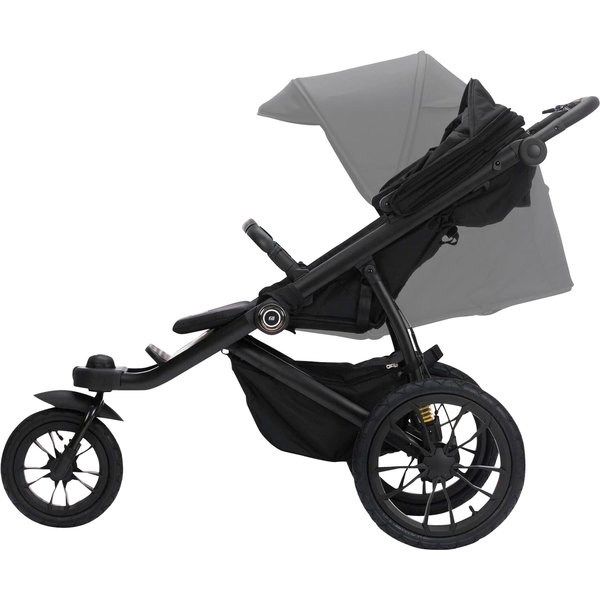 Fillikid Kinderwagen Sportwagen Kinderwagen Jogger Run schwarz