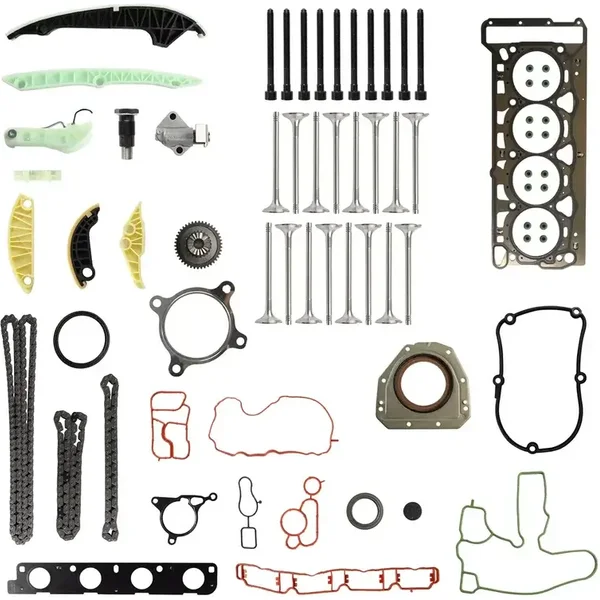 Timing Chain Kit Engine Valves Gasket Set For Audi A4 Q5 VW Jetta Passat 2.0T