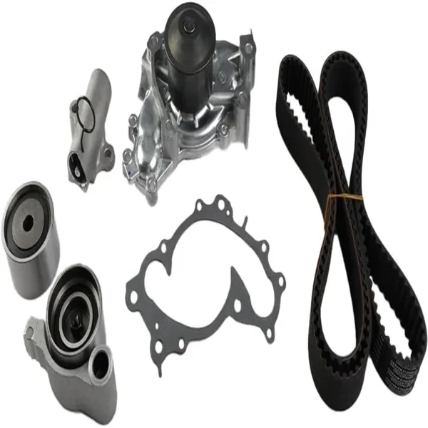 Engine Timing Belt Kit with Water Pump For Toyota Camry Highlander Sienna Solara 3.0L for 1MZFE & 3.3L 3MZFE V6 Engines 2001-2010 TKT-026