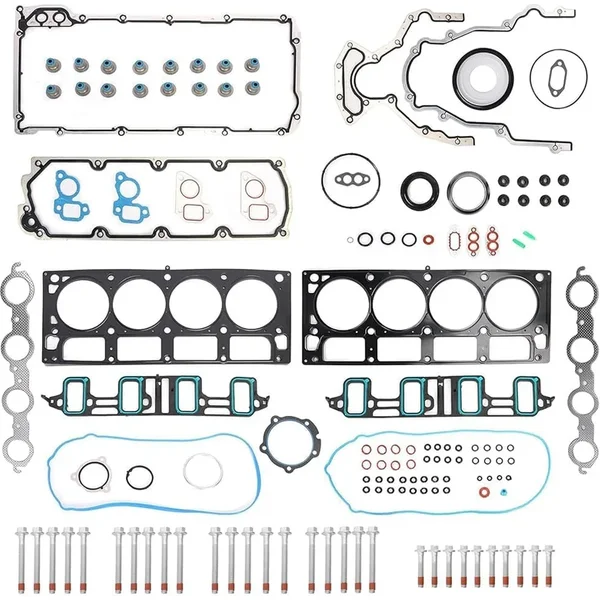 HS26192PT-5 MLS Head Gasket Set with Bolts Fit for Chevy Express Silverado Suburban Tahoe GMC Savana Sierra Yukon XL Cadillac Escalade Hummer H2, 07-11, 6.0L 6.2L V8 ES72220 ES72390