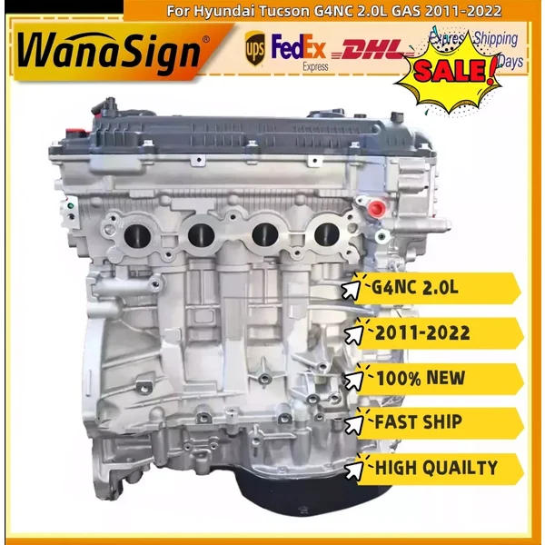 New Cylinder Block Engine Assembly 2.0L 11-22 For Hyundai Tucson Elantra GT G4NC