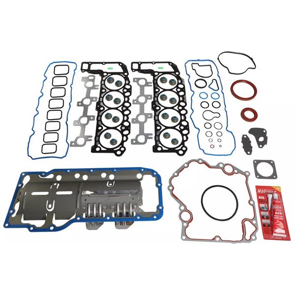 Full Gasket Set Oil Pan timing cover gasket Fits For 2000-2003 Dodge Dakota Durango 2002-2003 Ram 1500 1999-2003 Jeep Grand Cherokee 4.7L 287CID 285CID V8 SOHC