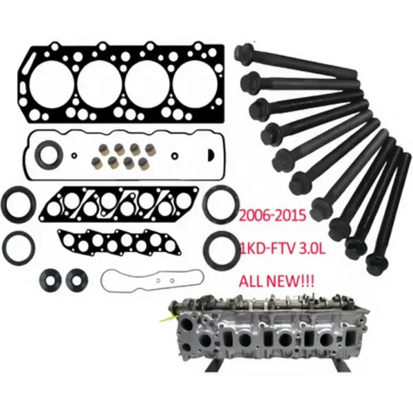 Cylinder Head Bolts Kit For 06-15 Toyota LandCruiser Prado 1KD-FTV 3.0L DOHC 8v