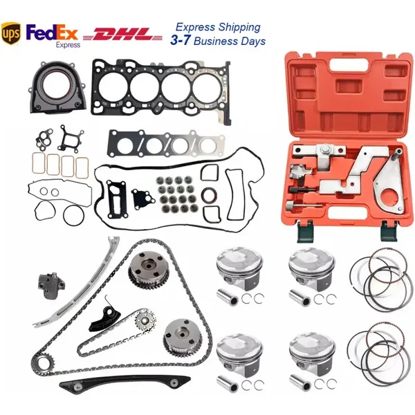 For Land Rover Jaguar 204PT 2.0T 11-19 Engine Rebuild Kit Timing Chain Tool VVT