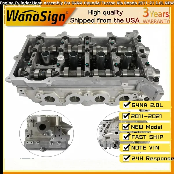 Engine Cylinder Head Assembly For G4NA Hyundai Tucson Kia Rondo 2011-21 2.0L NEW