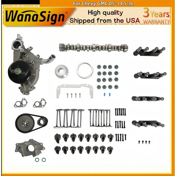 Engine Overhaul Rebuild Kit - Camshaft Lifter Pump Fit For Chevy GMC 02-10 6.0L