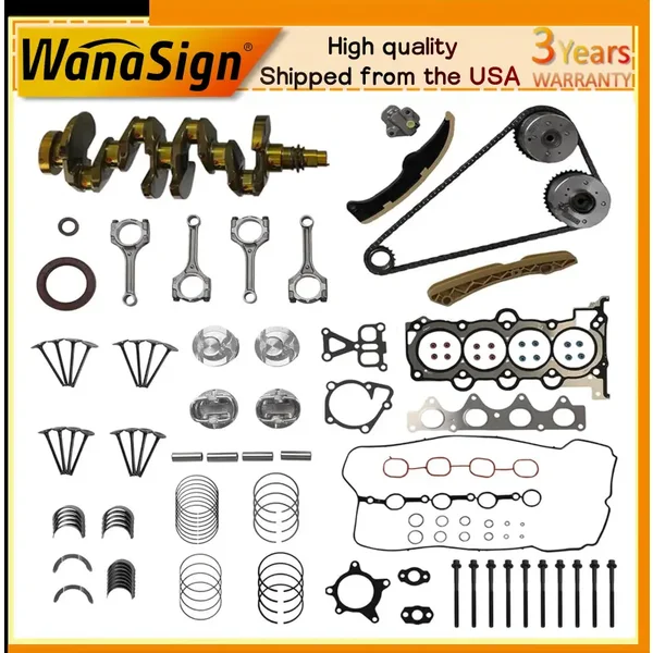 G4FD Engine Rebuild Overhaul Kit For Hyundai Tucson Kia Sportage Soul 1.6L 09-21